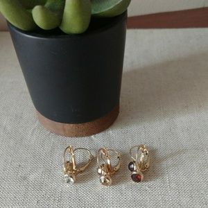 Crystal drop earrings